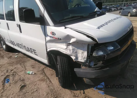 2021 Chevrolet Express Cargo Rwd 2500 Regular Wheelbase Wt z USA, uszkodzony, nr VIN 1GCWGAF7XM1162749